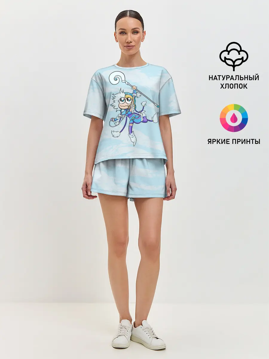 Женская пижама с шортами / Снежный танец | Dota 2