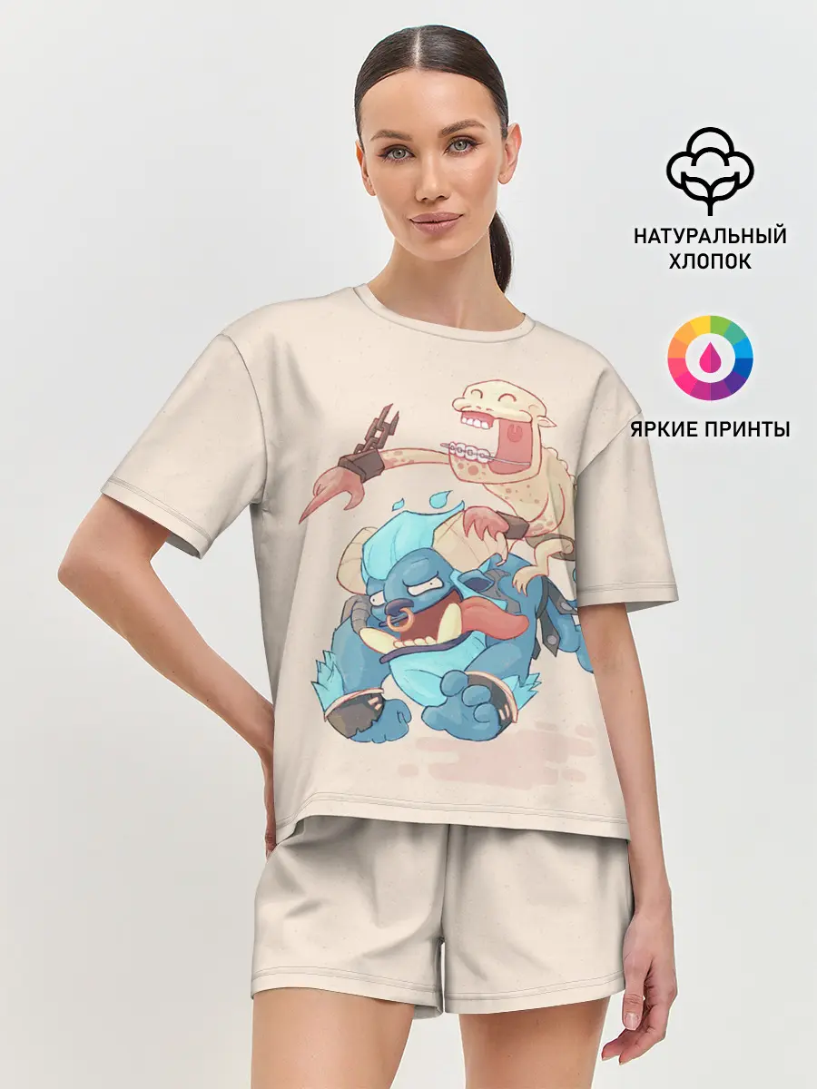 Женская пижама с шортами / Мы уже выехали | Dota 2