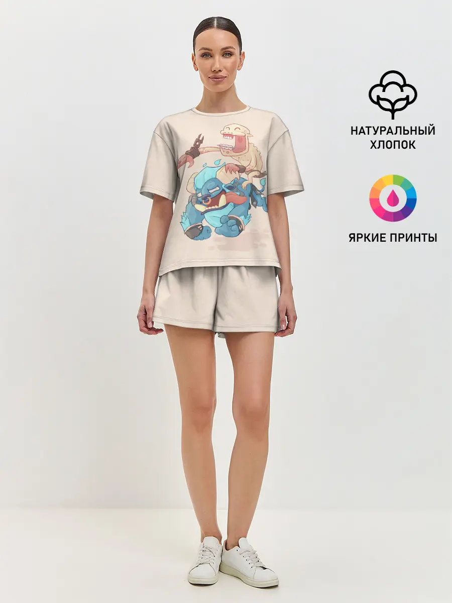 Женская пижама с шортами / Мы уже выехали | Dota 2