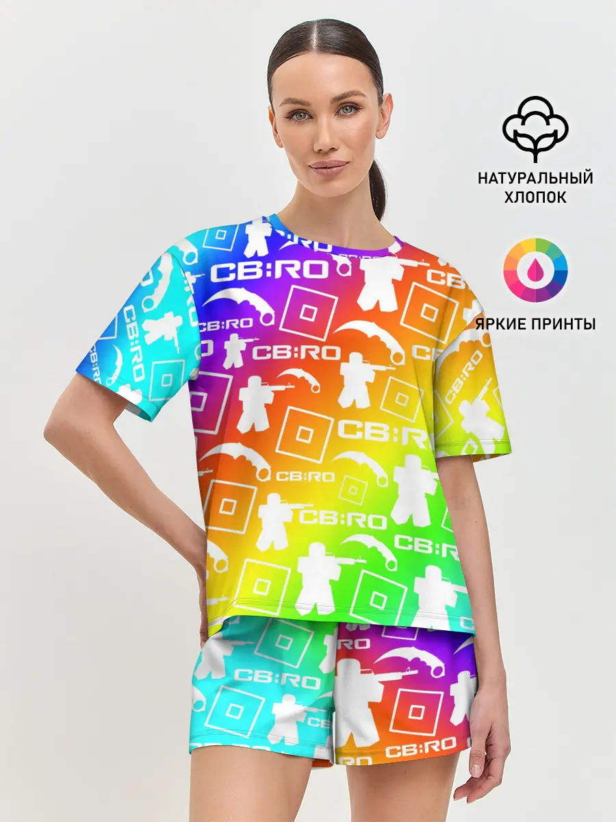 Женская пижама с шортами / COUNTER BLOX