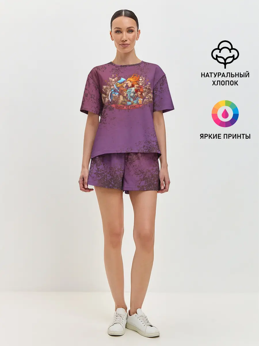 Женская пижама с шортами / Пять на пять | Dota 2