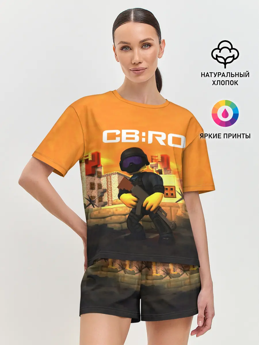 Женская пижама с шортами / COUNTER BLOX