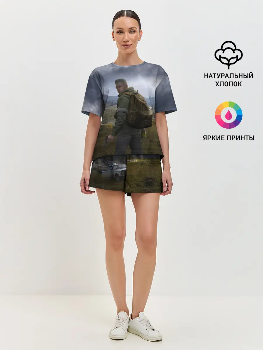 Женская пижама с шортами / DAYZ POSTER | ДЕЙЗИ ПОСТЕР