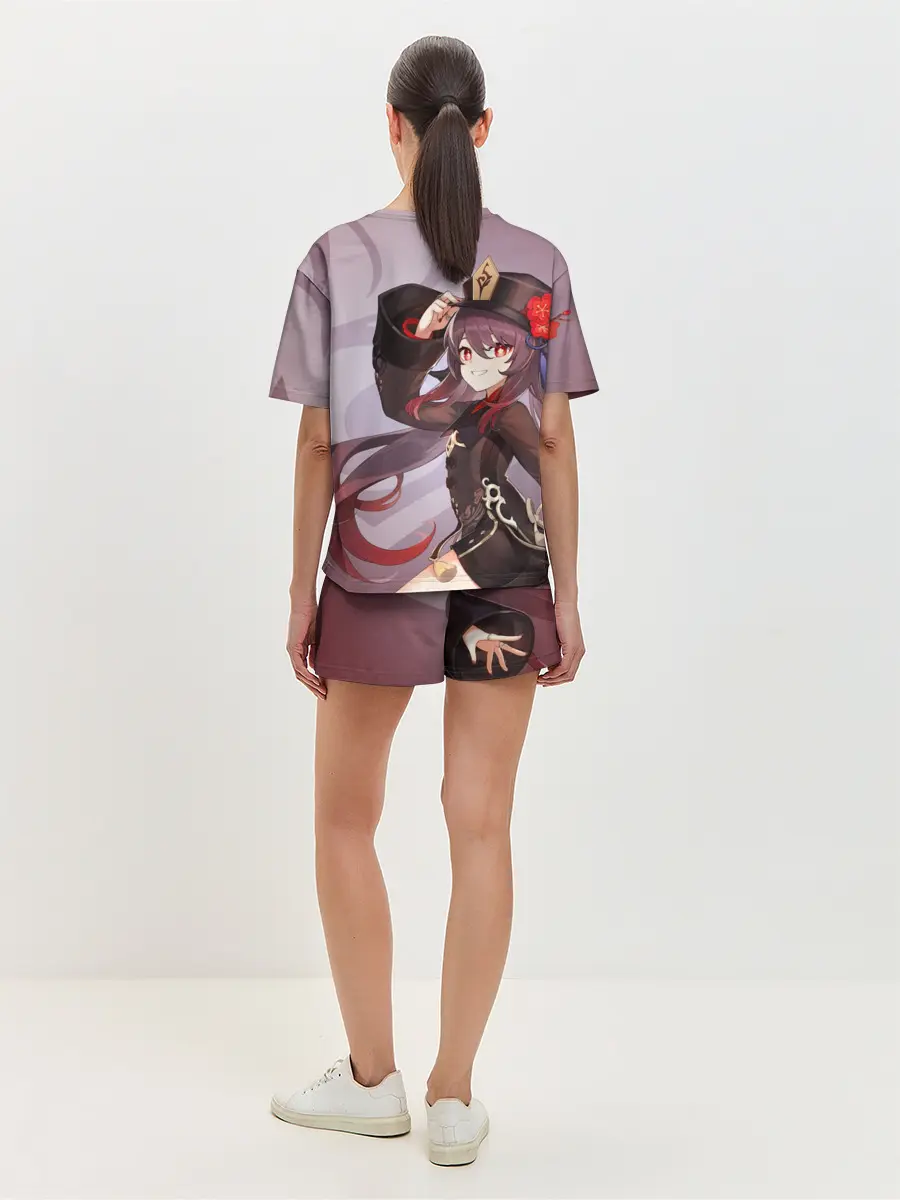 Женская пижама с шортами / GENSHIN IMPACT, ХУ ТАО