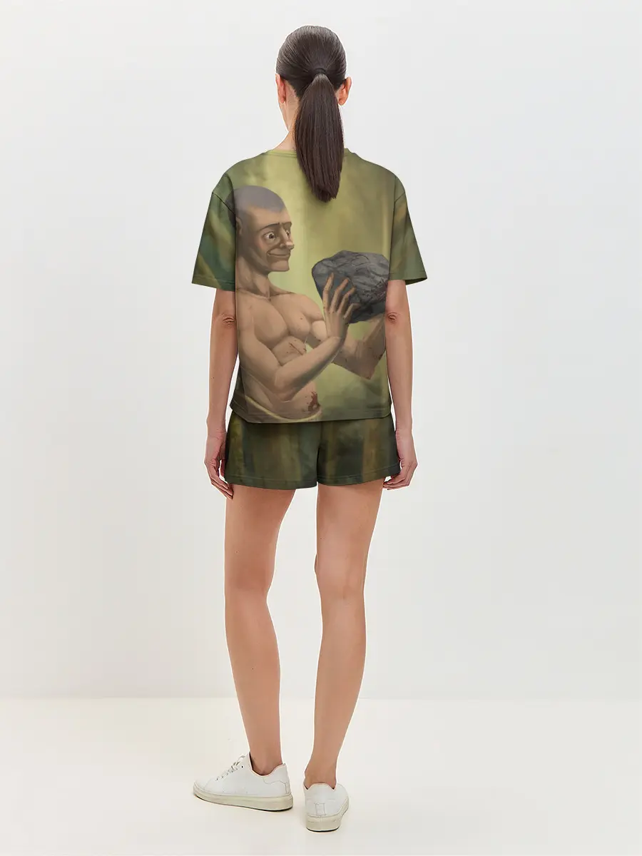 Женская пижама с шортами / Rust