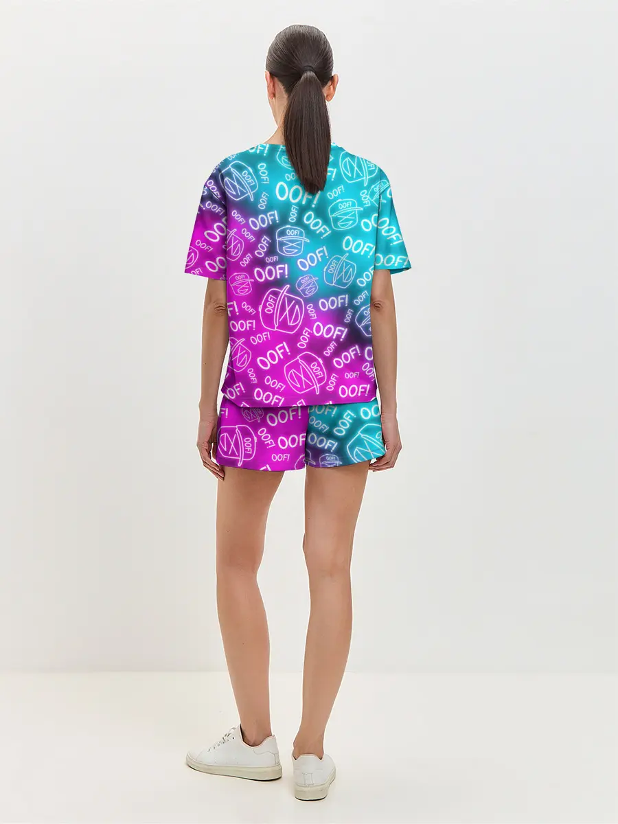 Женская пижама с шортами / OOF ROBLOX