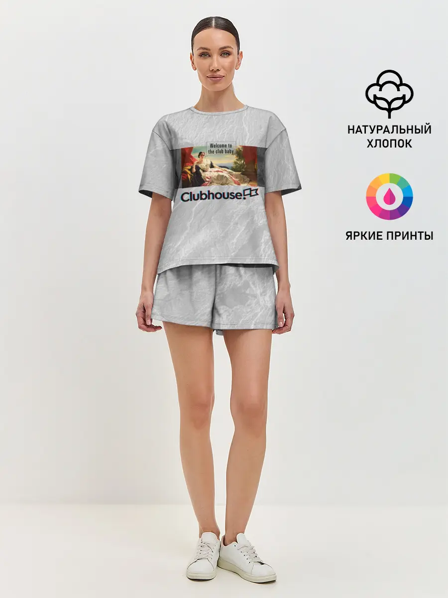 Женская пижама с шортами / Clubhouse Welcome | Клабхаус
