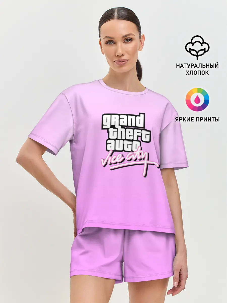 Женская пижама с шортами / Grand Theft Auto vice city