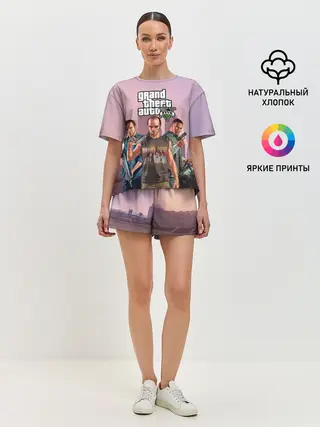 Женская пижама с шортами / Персонажи ГТА 5
