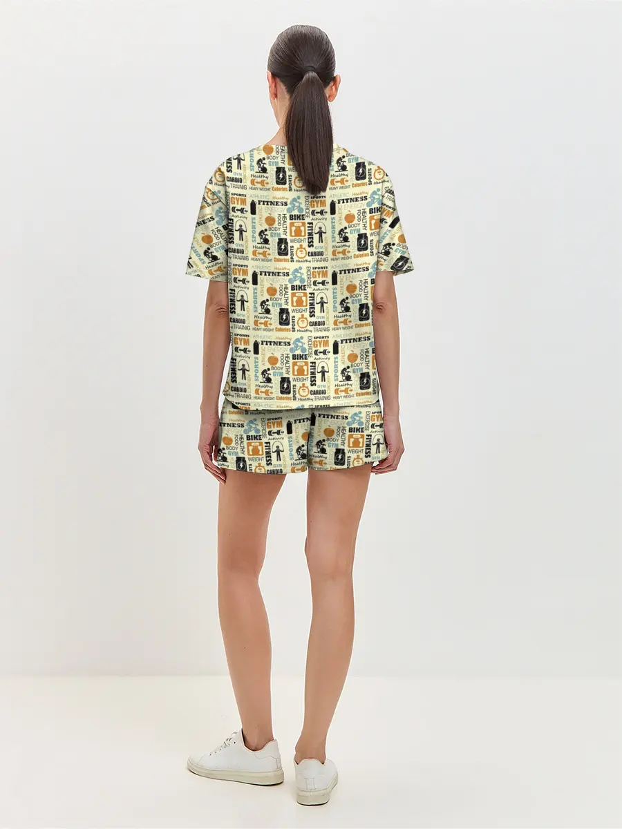 Женская пижама с шортами / Спорт