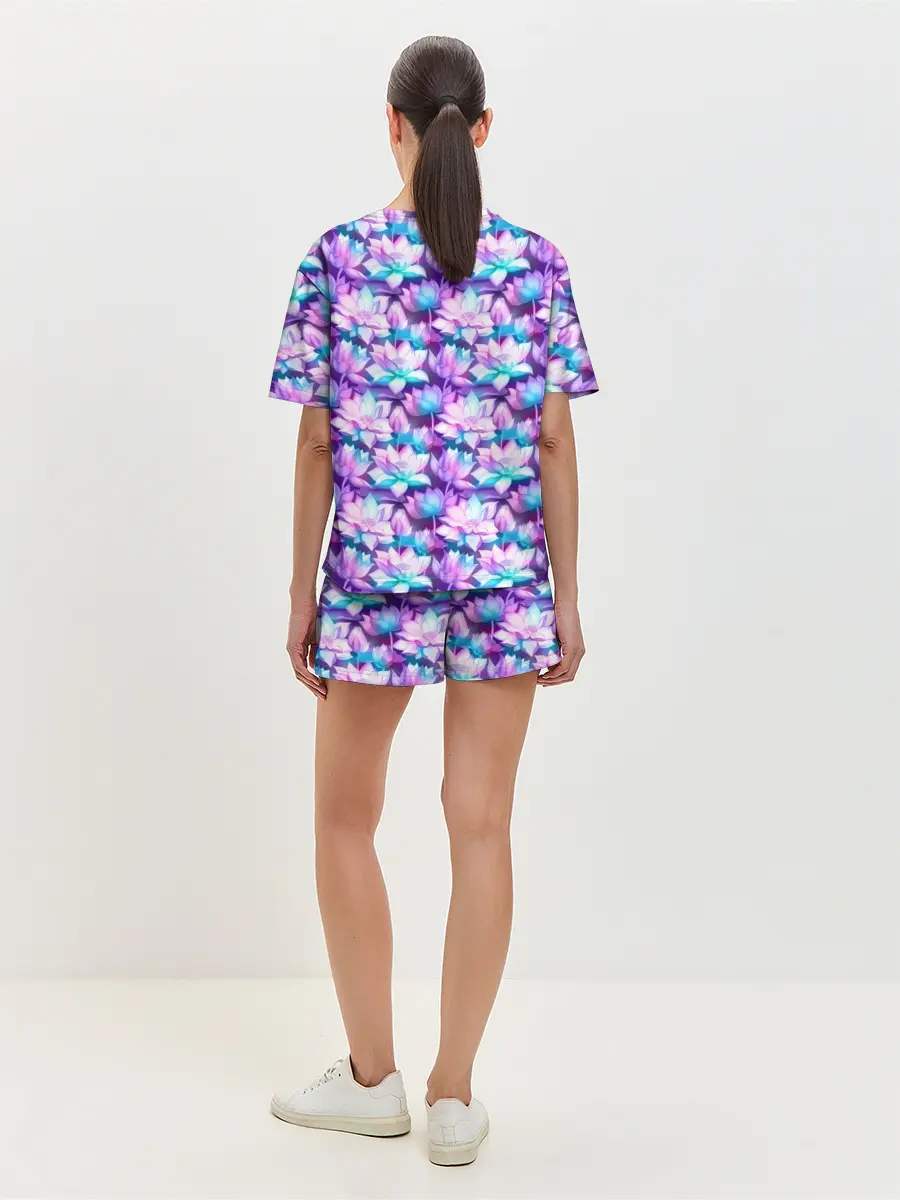 Женская пижама с шортами / Лотос