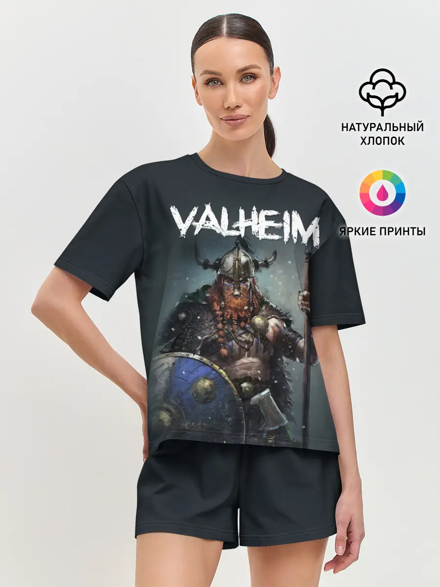 Женская пижама с шортами / Valheim