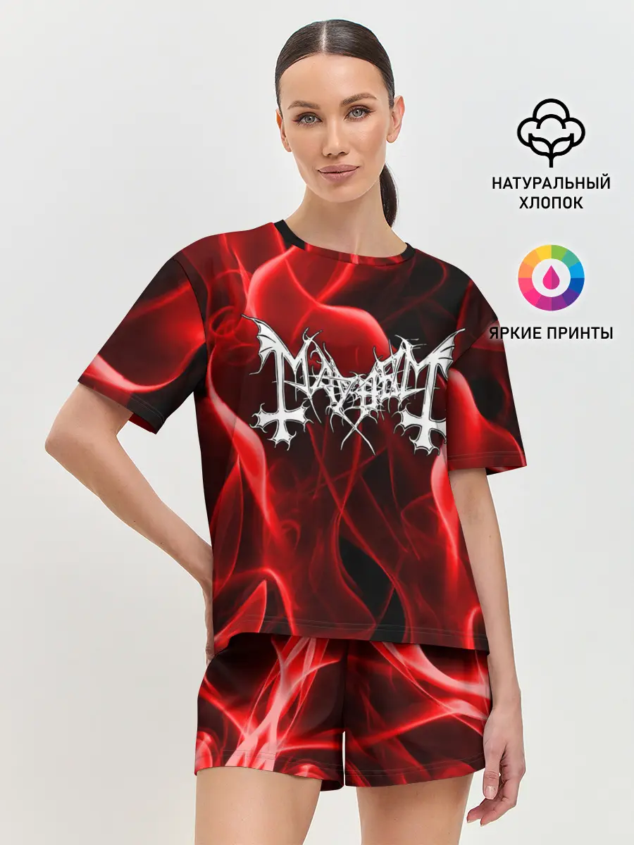 Женская пижама с шортами / MAYHEM