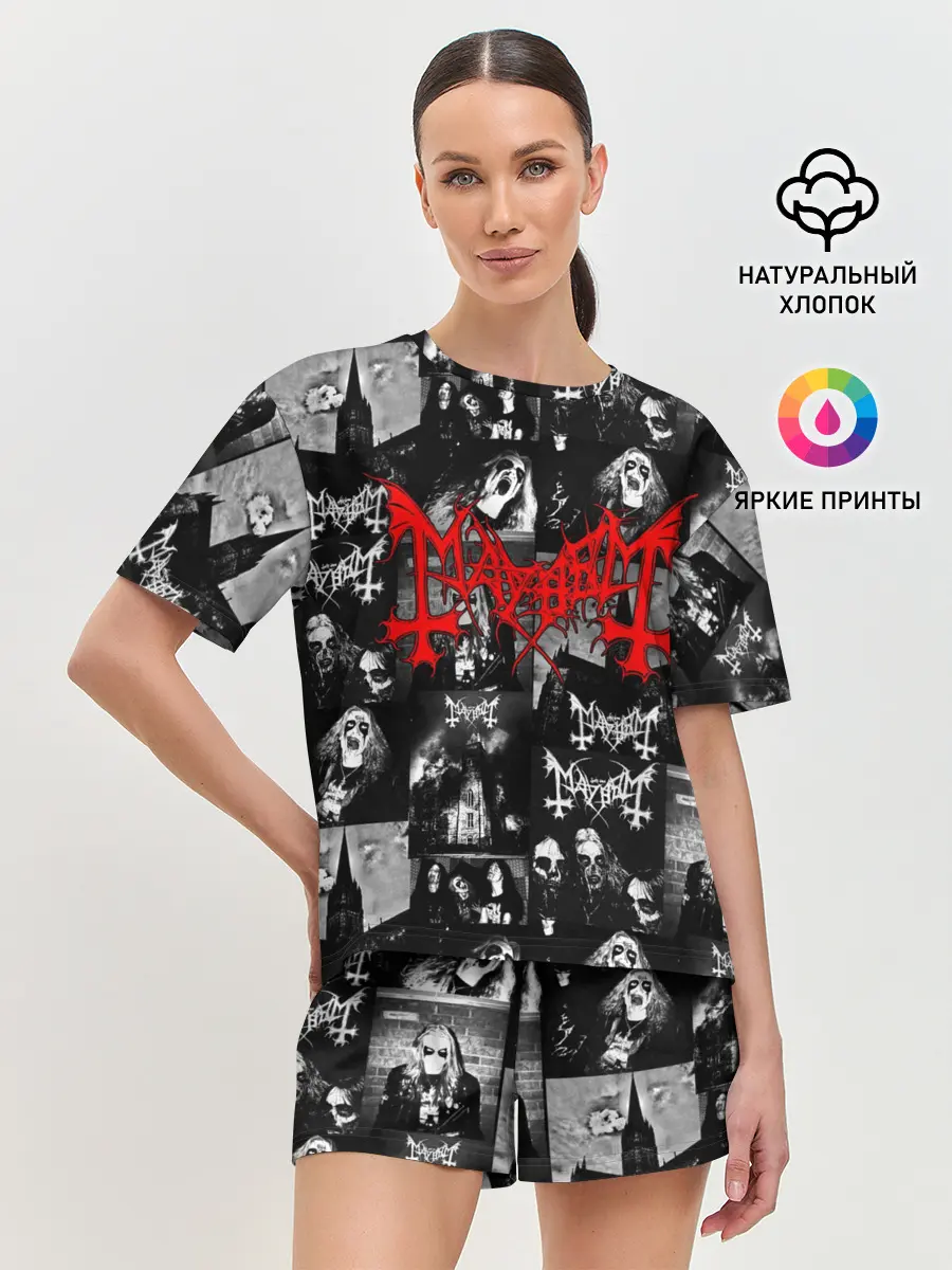 Женская пижама с шортами / MAYHEM