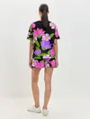 Женская пижама с шортами / Ночные цветы
