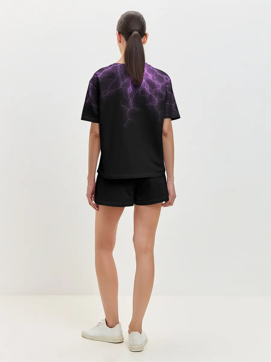 Женская пижама с шортами / Разряд Молнии