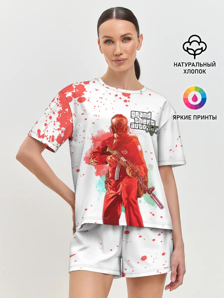 Женская пижама с шортами / Grand Theft Auto V | GTA 5