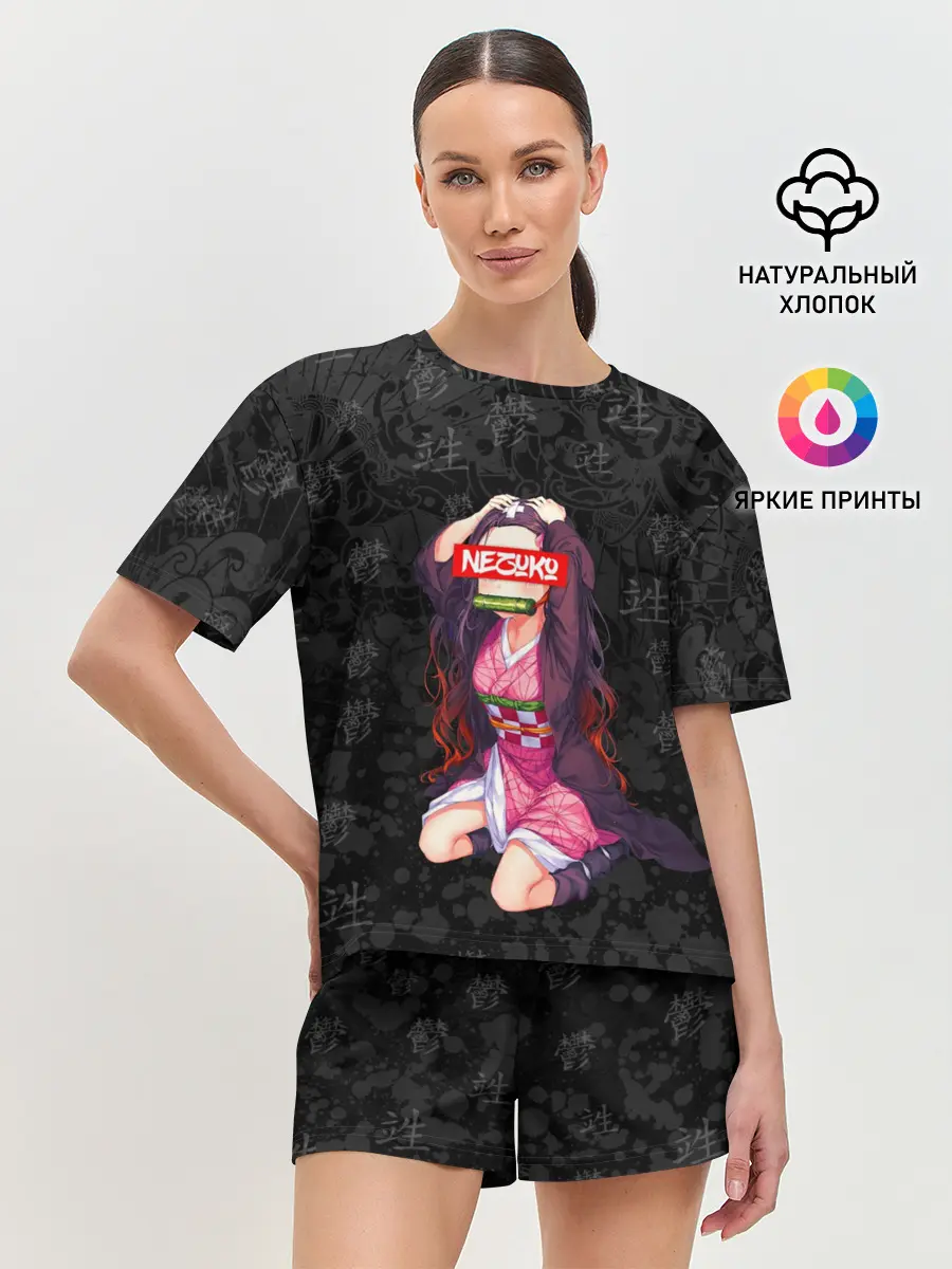 Женская пижама с шортами / НЕЗУКО