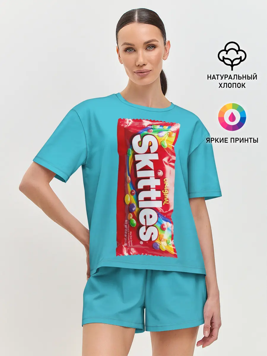 Женская пижама с шортами / Skittles original