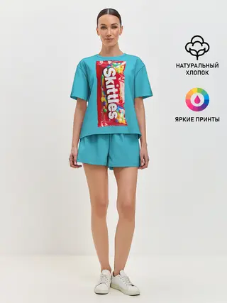 Женская пижама с шортами / Skittles original