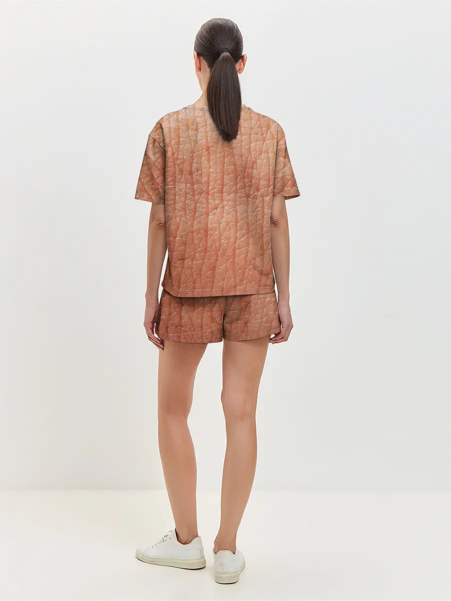 Женская пижама с шортами / Human Skin