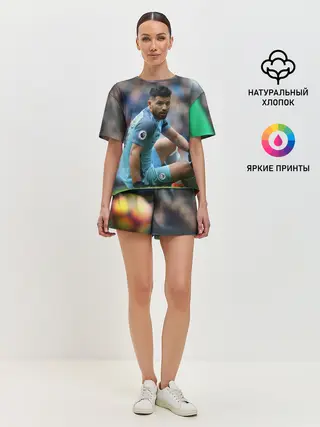 Женская пижама с шортами / Серхио Агуэро