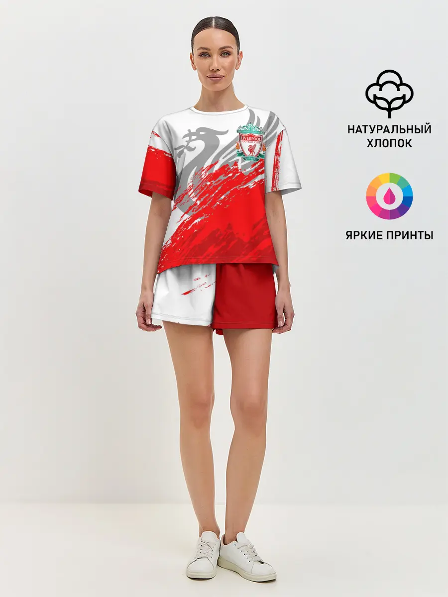 Женская пижама с шортами / LIVERPOOL / ЛИВЕРПУЛЬ