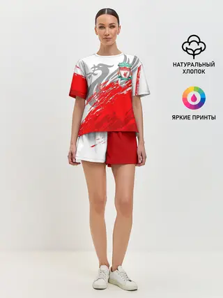 Женская пижама с шортами / LIVERPOOL / ЛИВЕРПУЛЬ