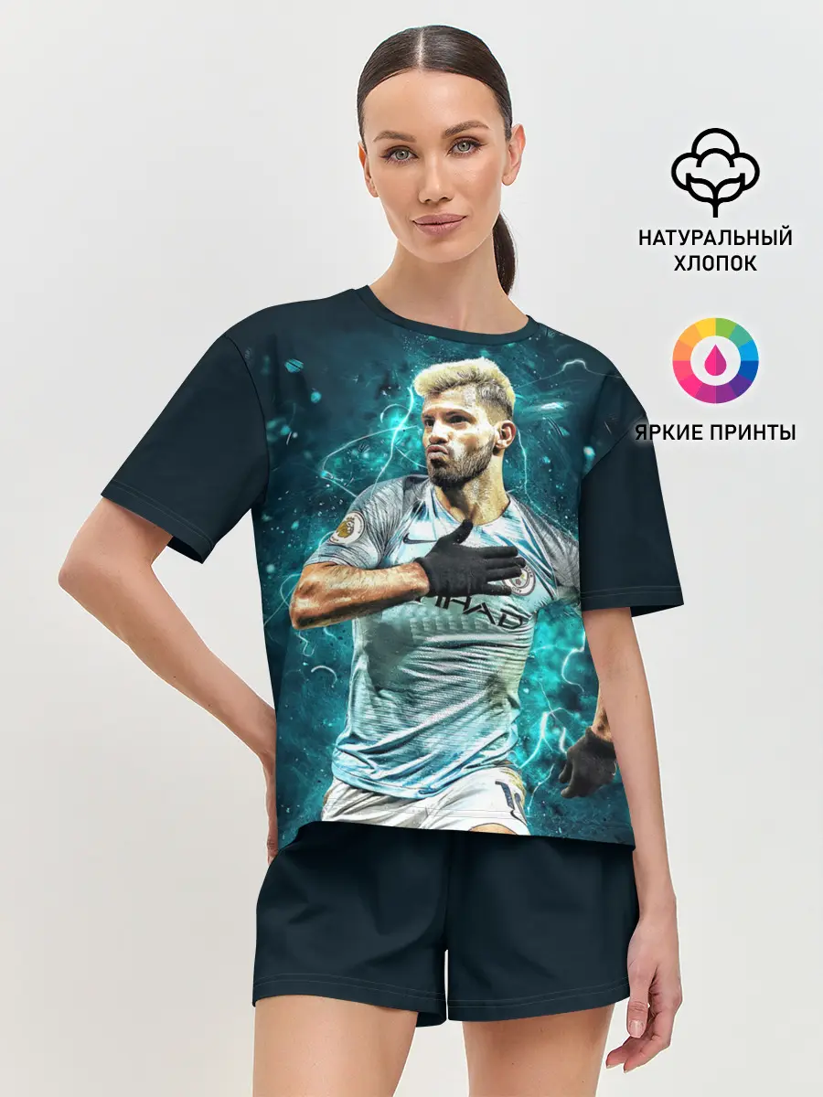 Женская пижама с шортами / Серхио Агуэро