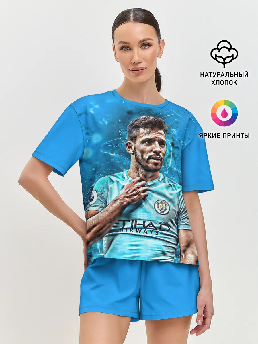 Женская пижама с шортами / Серхио Агуэро