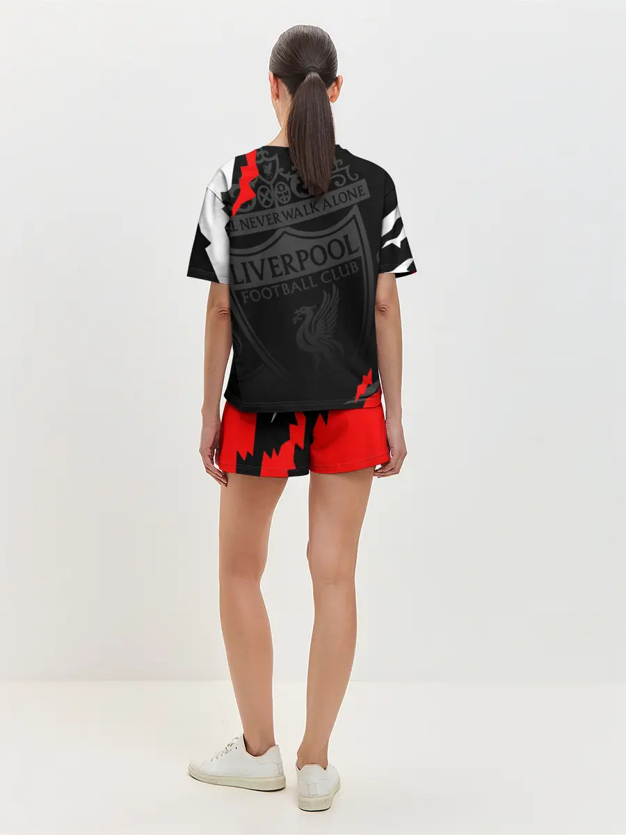 Женская пижама с шортами / LIVERPOOL / ЛИВЕРПУЛЬ / СПОРТ