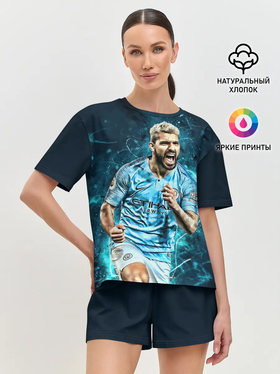 Женская пижама с шортами / Серхио Агуэро