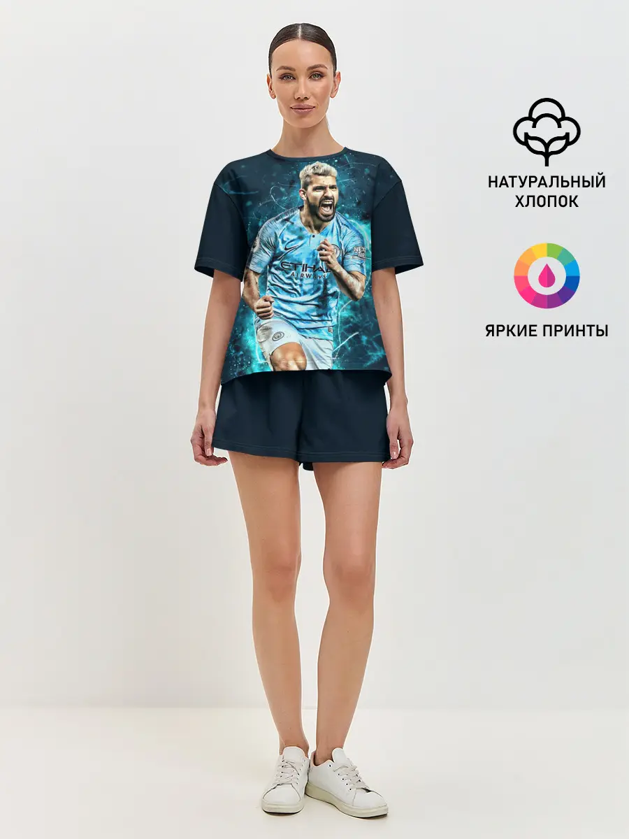 Женская пижама с шортами / Серхио Агуэро