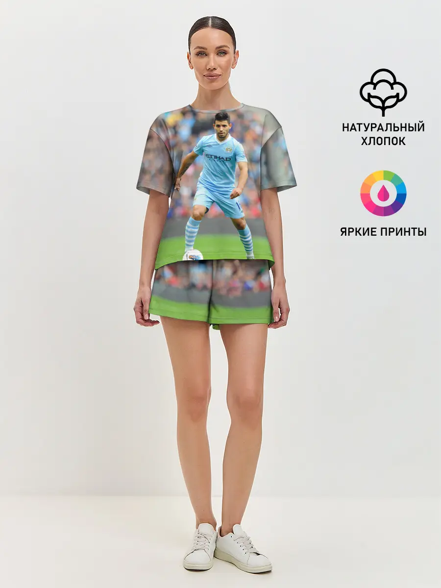 Женская пижама с шортами / Серхио Агуэро