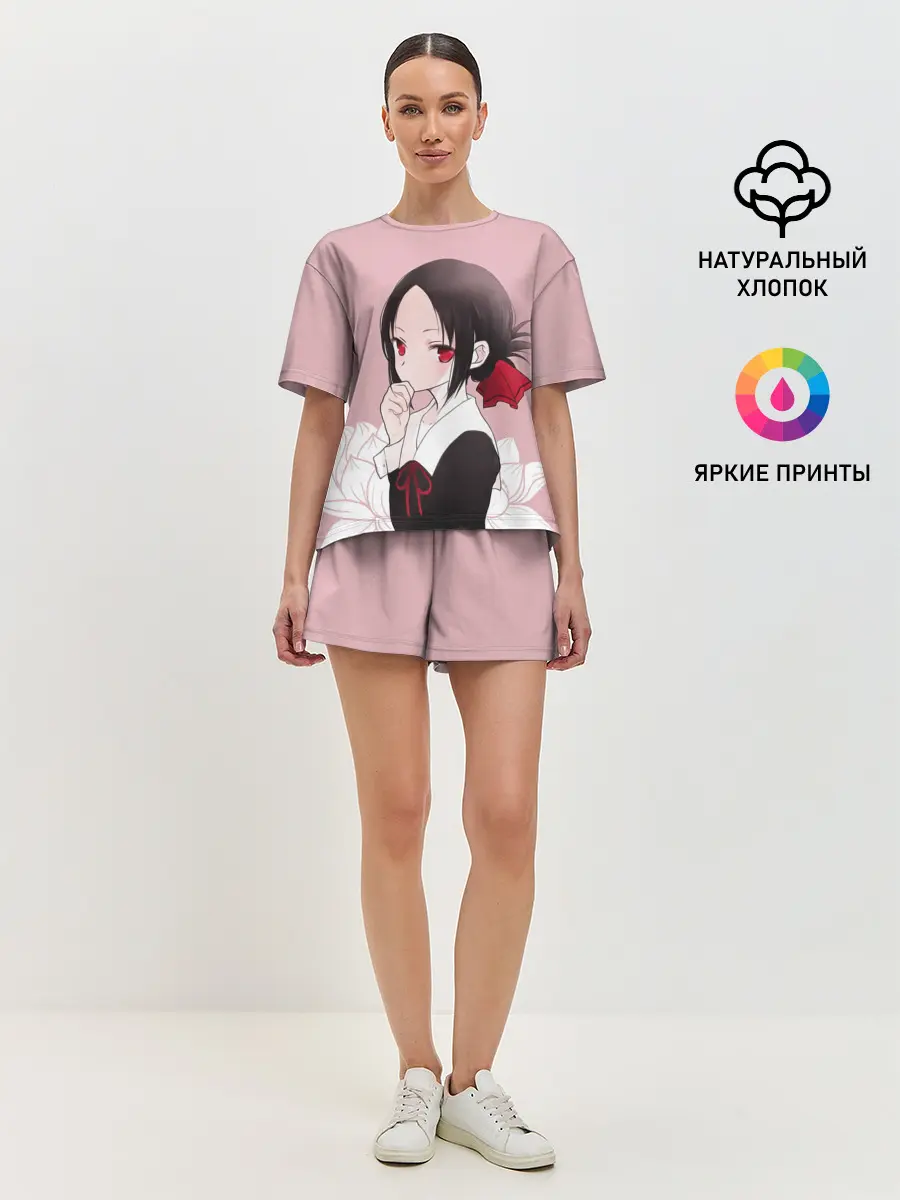 Женская пижама с шортами / Kaguya Flower