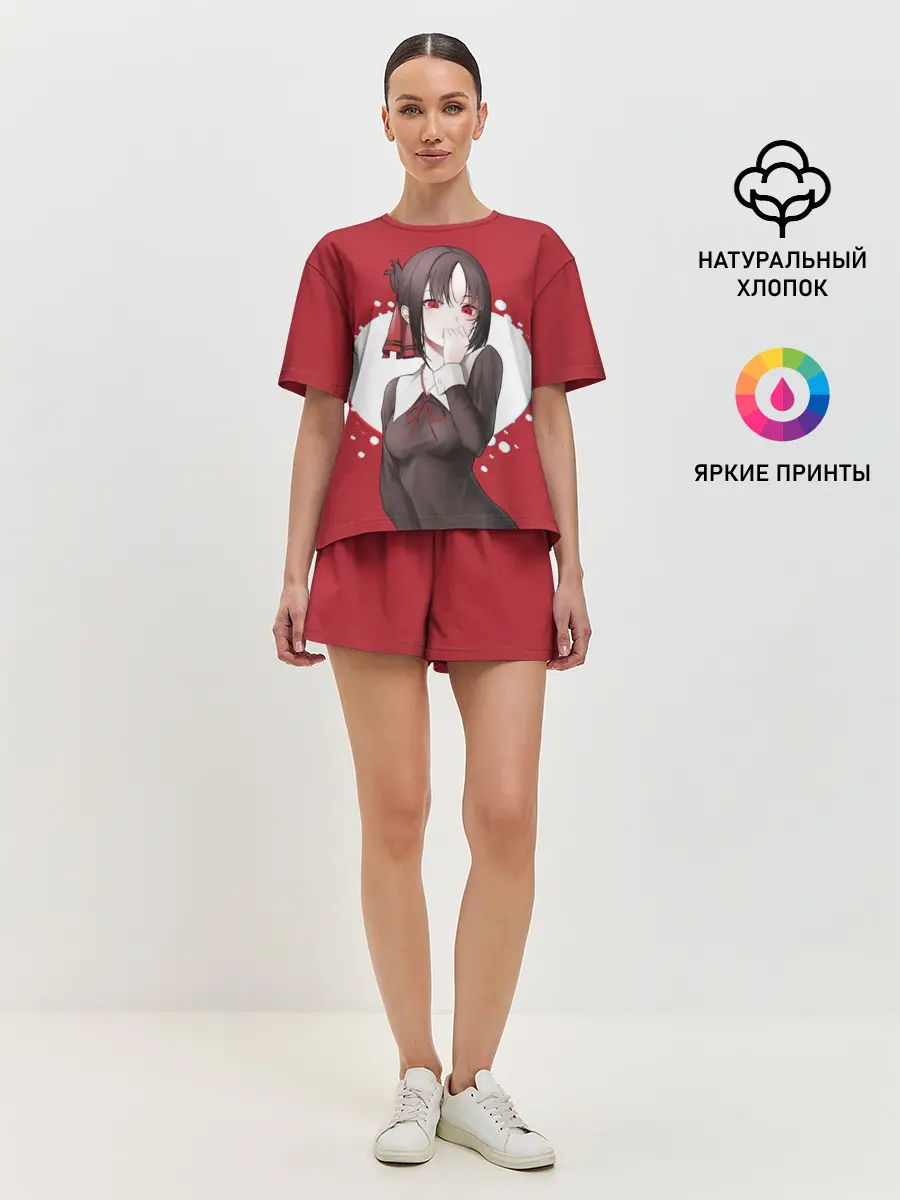 Женская пижама с шортами / Kaguya Love