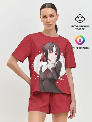 Женская пижама с шортами / Kaguya Love
