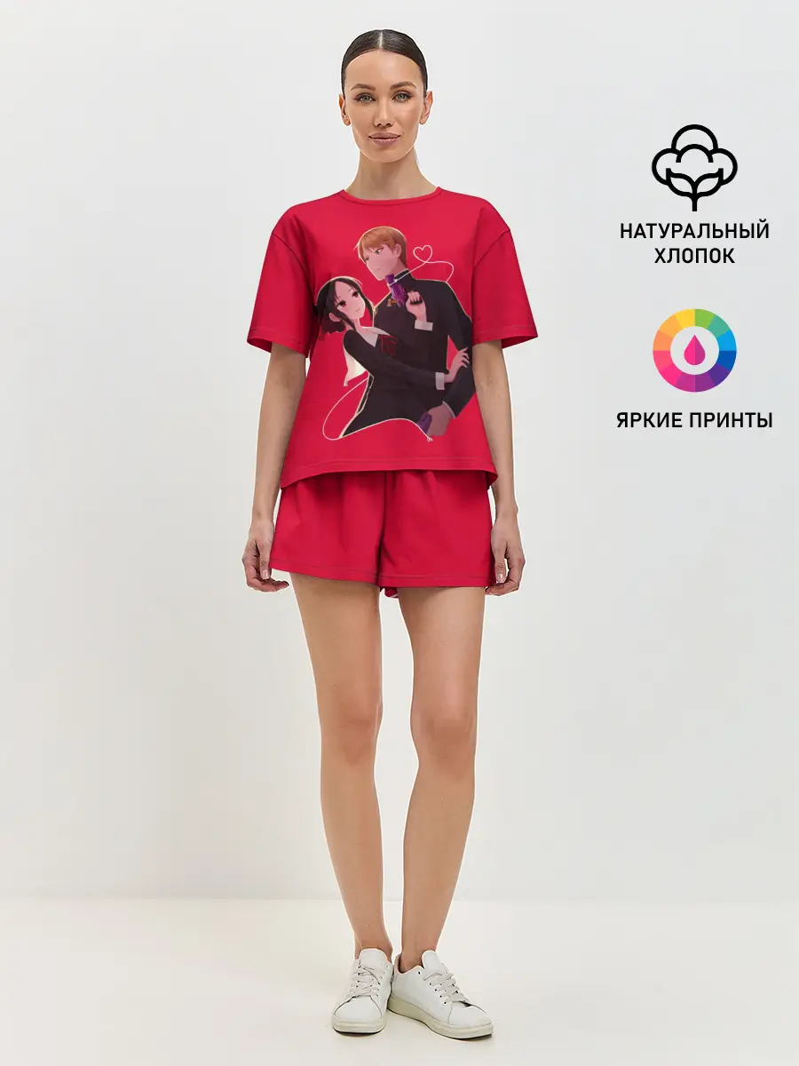 Женская пижама с шортами / Miyuki Kaguya Love