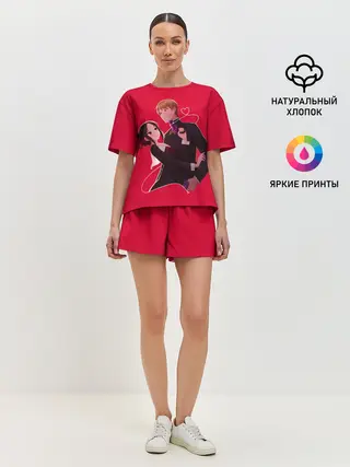 Женская пижама с шортами / Miyuki Kaguya Love