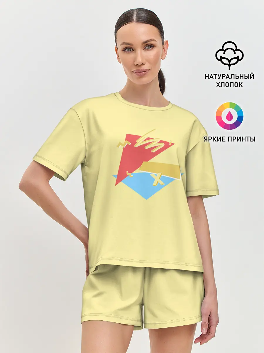 Женская пижама с шортами / ПросТой РисуНок