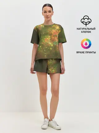 Женская пижама с шортами / КосмИчесКая ПыЛь