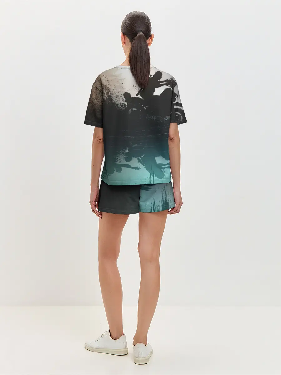 Женская пижама с шортами / Days gone отражение Дикона