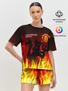 Женская пижама с шортами / MANCHESTER UNITED / ДЬЯВОЛ