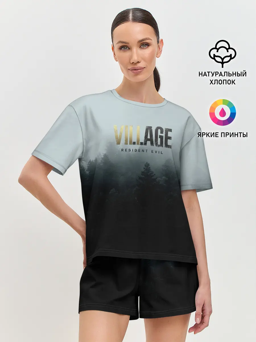 Женская пижама с шортами / Resident Evil Village