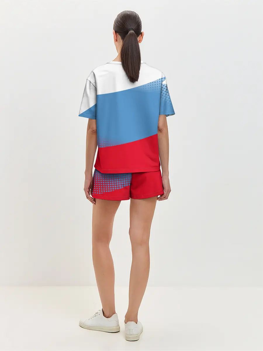 Женская пижама с шортами / Русский хоккей