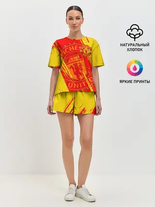 Женская пижама с шортами / МАНЧЕСТЕР / MANCHESTER UNITED
