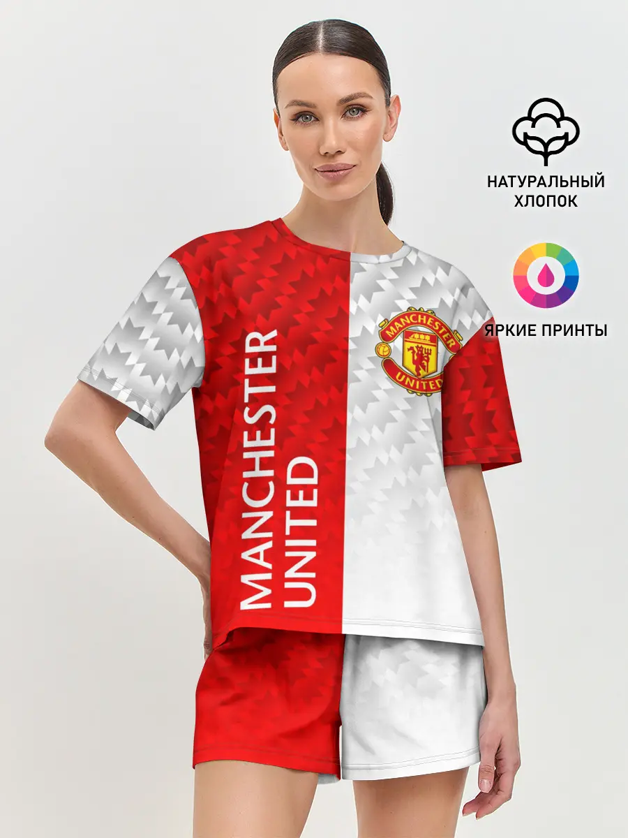 Женская пижама с шортами / МАНЧЕСТЕР / MANCHESTER / УЗОР