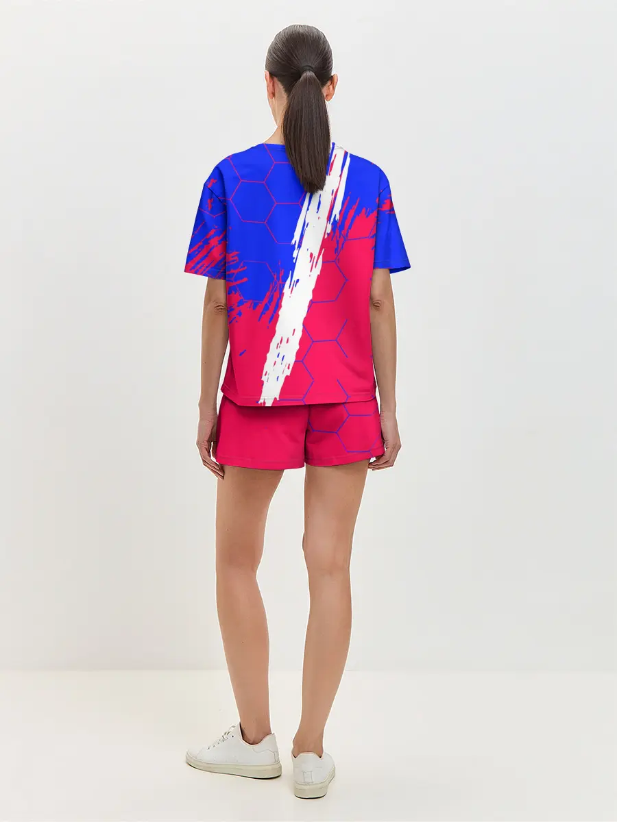 Женская пижама с шортами / FC BARCELONA / ФК БАРСЕЛОНА