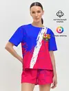 Женская пижама с шортами / FC BARCELONA / ФК БАРСЕЛОНА