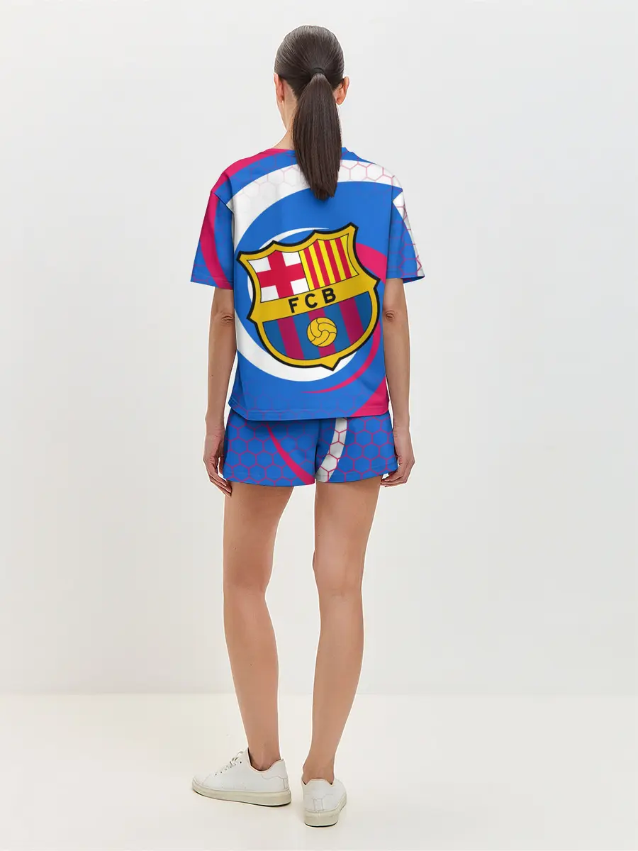 Женская пижама с шортами / FC BARCELONA / ФК БАРСЕЛОНА